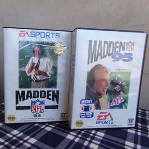 Madden NFL '94 and '95 for Sega Genesis